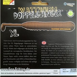 Wattwurm Doppelgnger XL Transparent Dieter Eisele, Kvalvik, 3St./Pack