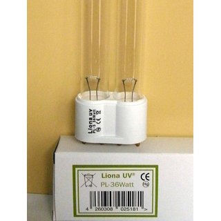 Liona UV-Lampen in 18, 24, 36 und 55 Watt, mit 4-Pin 2G11 Sockel