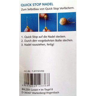 Method Feeder Quick Stop Nadel, Ködernadel, Boilienadel