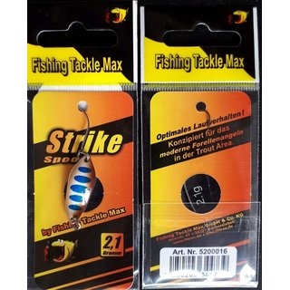 Forellen Spoon Fishing Tackle Max, FTM, Trout Spoon Strike 2,1g /6