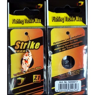 Forellen Spoon Fishing Tackle Max, FTM, Trout Spoon Strike 2,1g /7