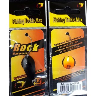 Forellen Spoon Fishing Tackle Max, FTM, Trout Spoon Rock 4,2g / 8