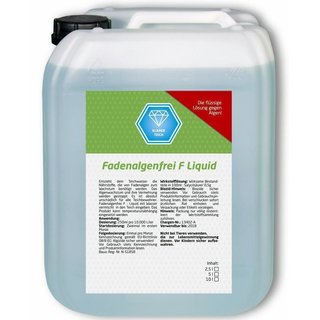 Fadenalgenfrei F - Liquid - wirkt zuverlässig gegen Fadenalgen im Koi Teich